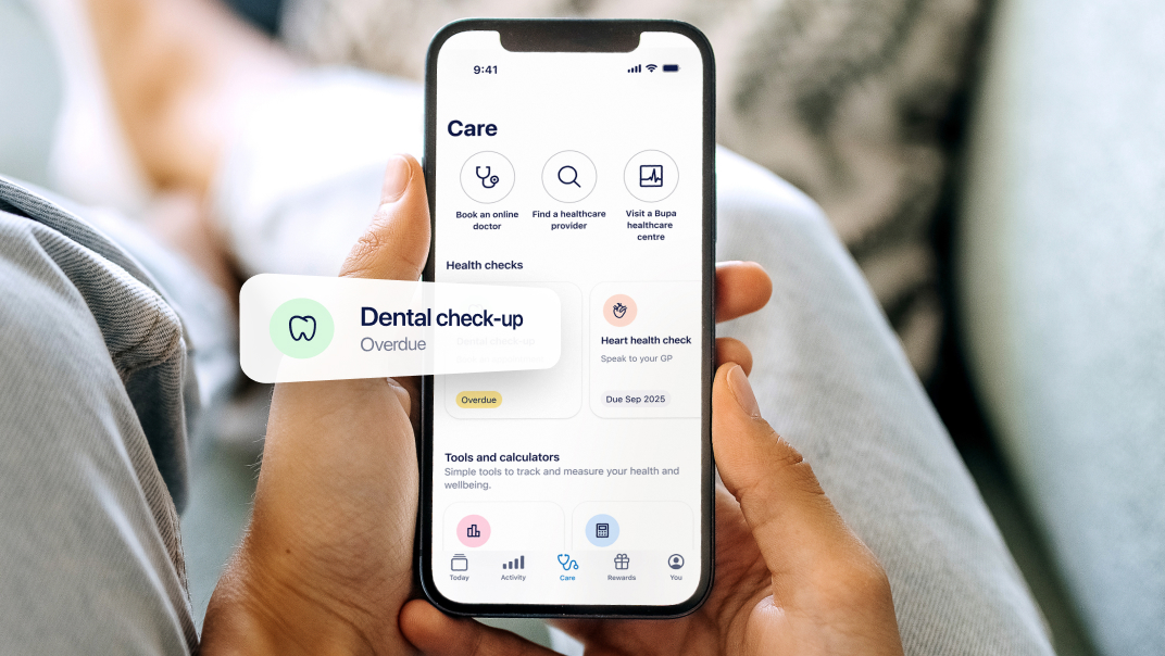 Blua mobile app screens