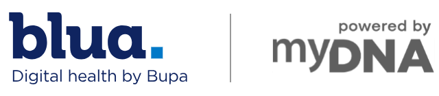 Blua myDNA logos